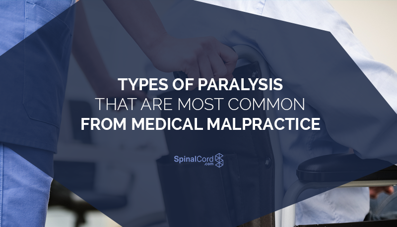 Types of Paralysis That Are Most Common from Medical Malpractice