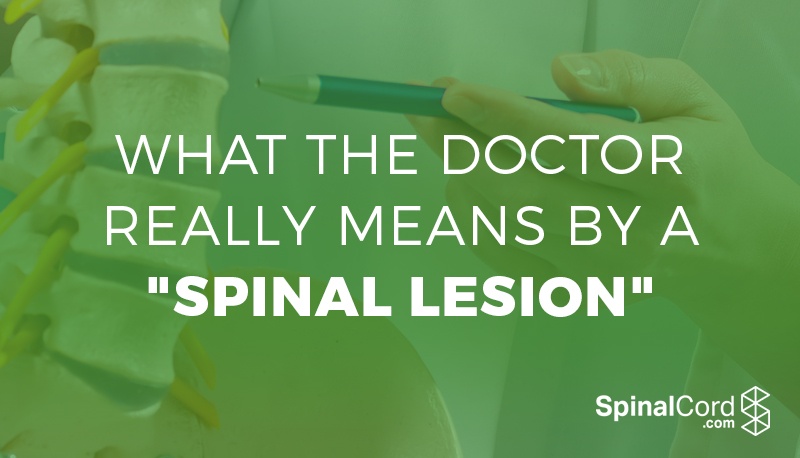 What are treatments for spinal lesions?