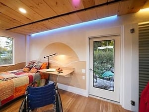 Wheel-pad-accessible-home-interior