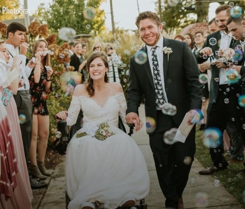 Wheelchair Wedding: Anne Claire & Jimbo Waldrup