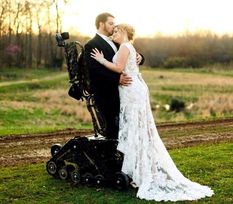 Wheelchair Wedding: Misti & Kent Stephenson