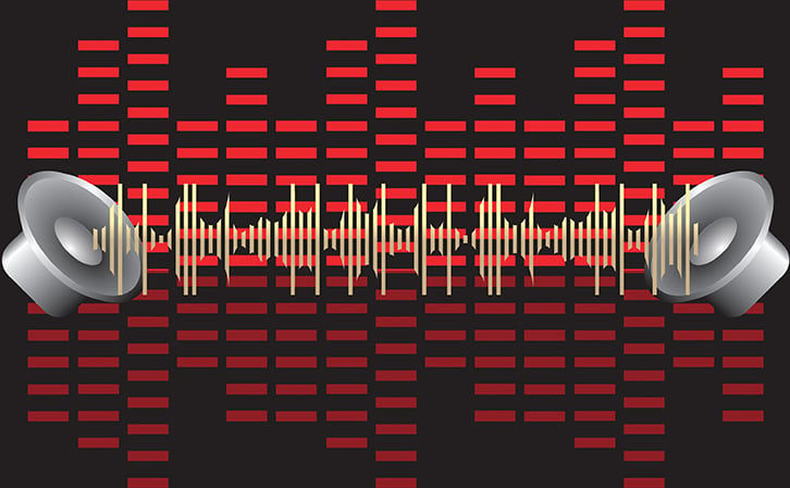 music waveform