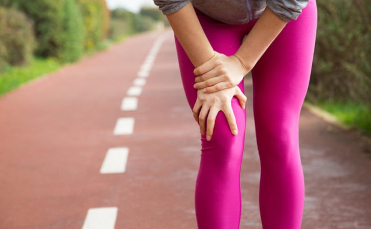 women jogging - muscle spasms